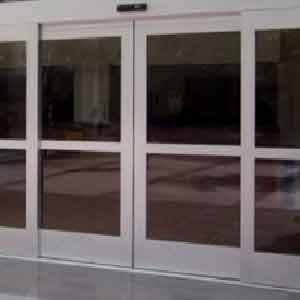 Automatic sliding doors