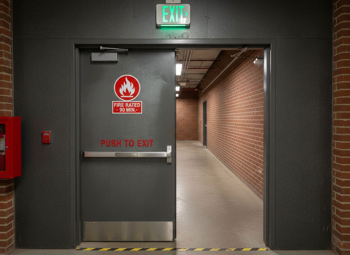 Fire Door Repair NYC | FDNY Inspection, Compliance & Repair 3 fire-rated exit door repair NYC FDNY compliant